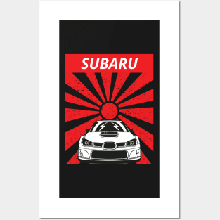 subaru sti Posters and Art